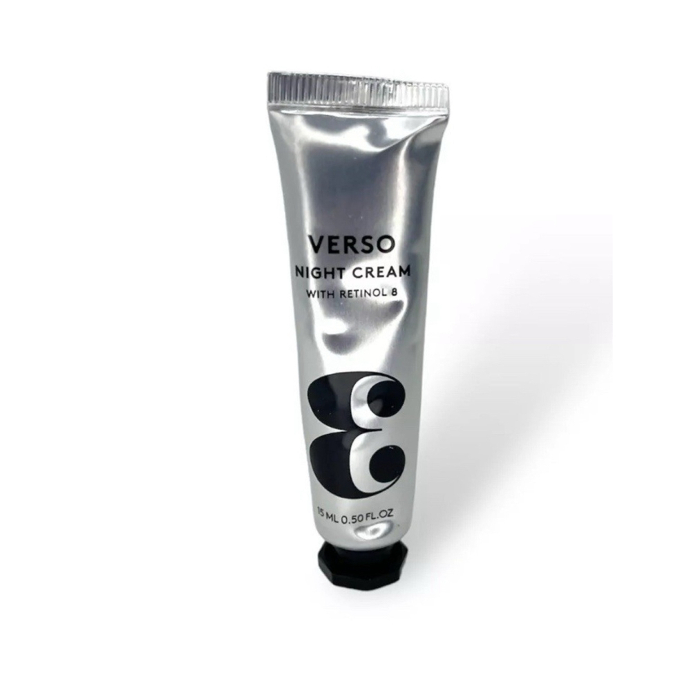 VERSO Night Cream with Retinol 8 0.50 fl oz (15 mL) Deluxe Sample Sz New &Sealed